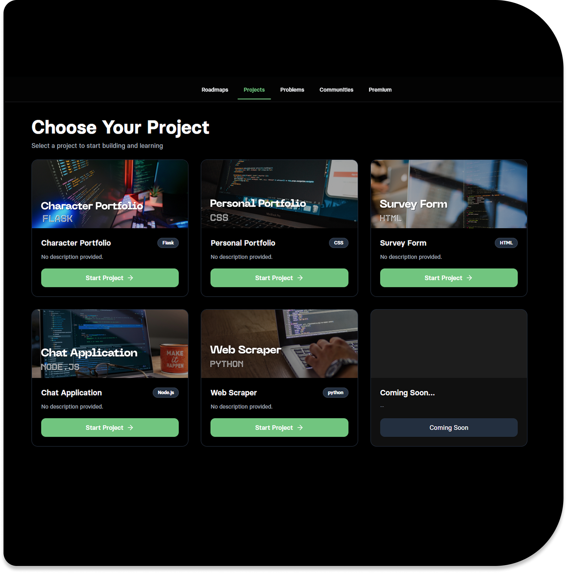 Feature 2: AI Projects Hub